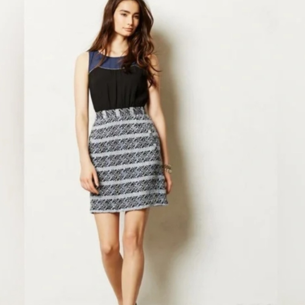 Anthropologie Moulinette Soeurs Carrington Tweed Sheath Dress